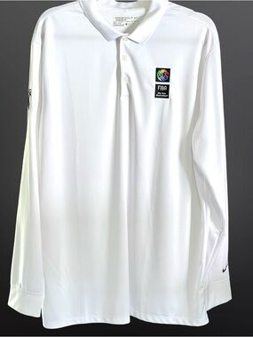 Nike Golf Dri-FIT Polo NBA FIBA Basketball Long Sleeve Standard Fit XL